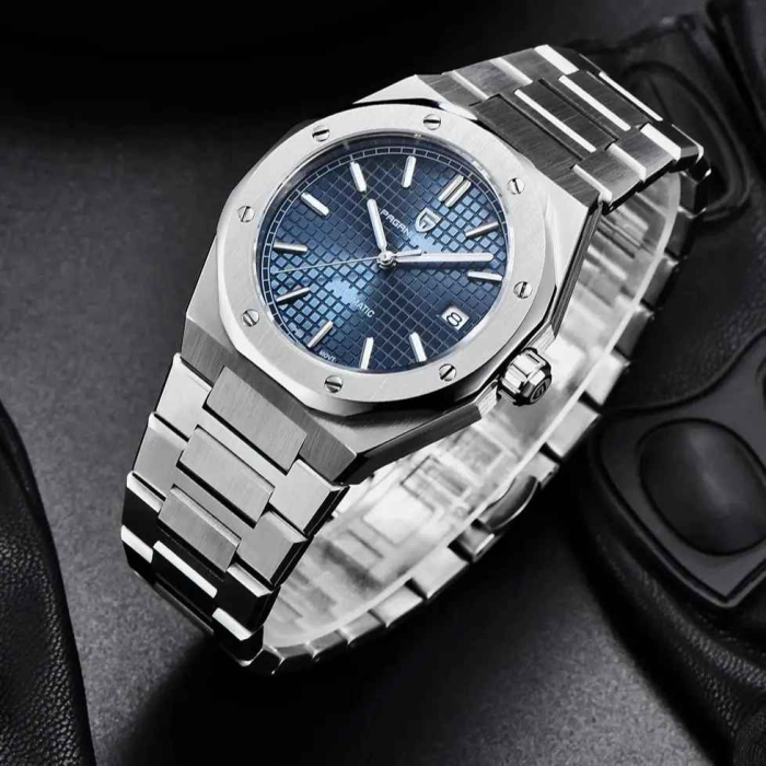 Ceas Automatic PAGANI DESIGN PD-1673 Blue, Miyota 8215, Safir, 100M, 40mm [4]