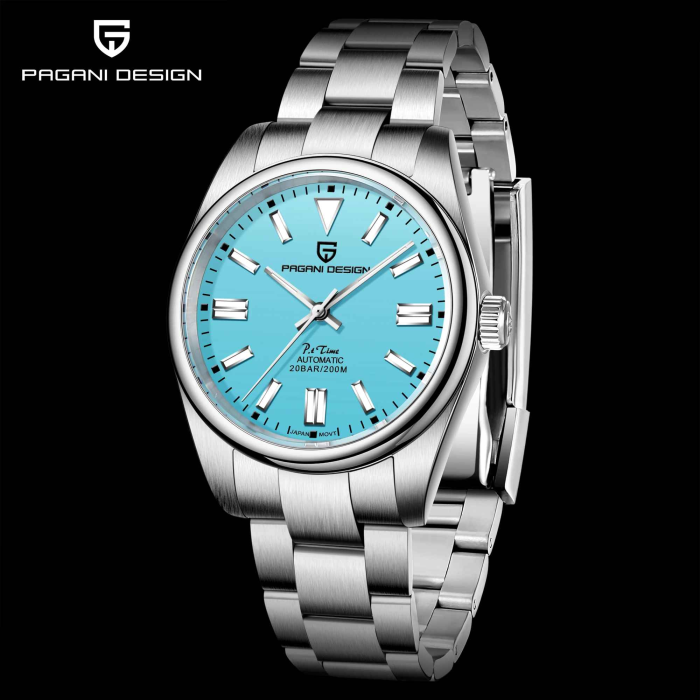 Ceas Automatic PAGANI DESIGN PD-1690 Ice Blue, Miyota 8215, Safir, 100M, 39.7mm [2]
