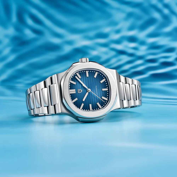 Ceas Automatic PAGANI DESIGN PD-1728 Blue, Seagull ST16, Safir AR, 100M, 40mm [5]