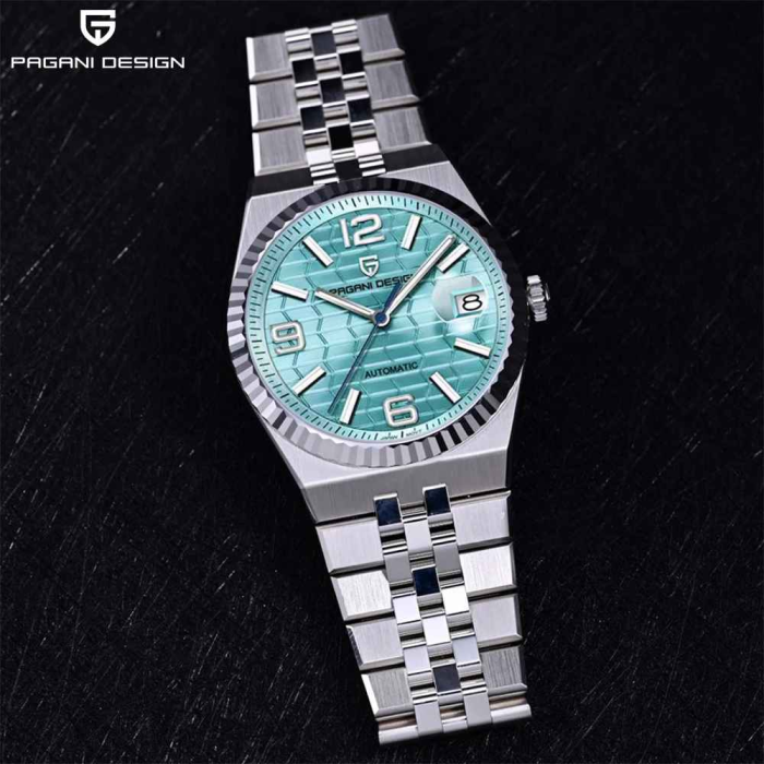 Ceas Automatic PAGANI DESIGN PD-YS027 Sky Blue, Miyota 8215, Safir, 100M, 40.5mm [5]