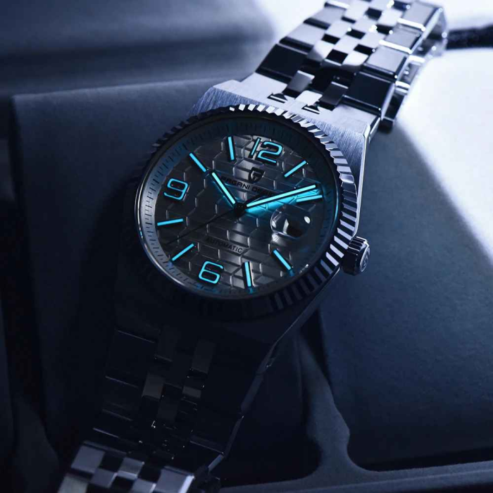 Ceas Automatic PAGANI DESIGN PD-YS027 Sky Blue, Miyota 8215, Safir, 100M, 40.5mm [7]