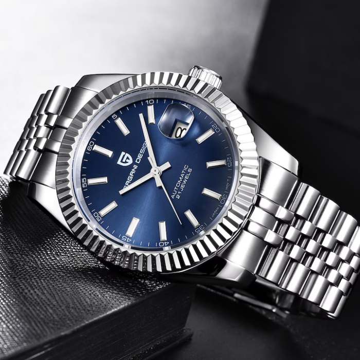 Ceas Automatic Pagani Design PD1645 NH35A, 42mm, Safir, Oțel Inoxidabil, 100M Waterproof, Brățară Otel inoxidabil [7]