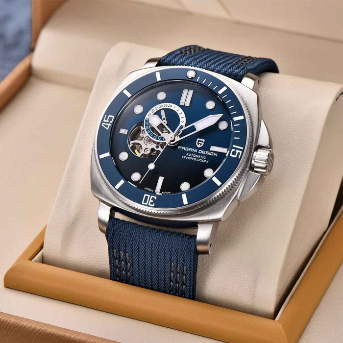 Ceas bărbătesc automat PAGANI DESIGN PD-1736, mecanism japonez NH39, 43mm, safir, curea NATO [2]