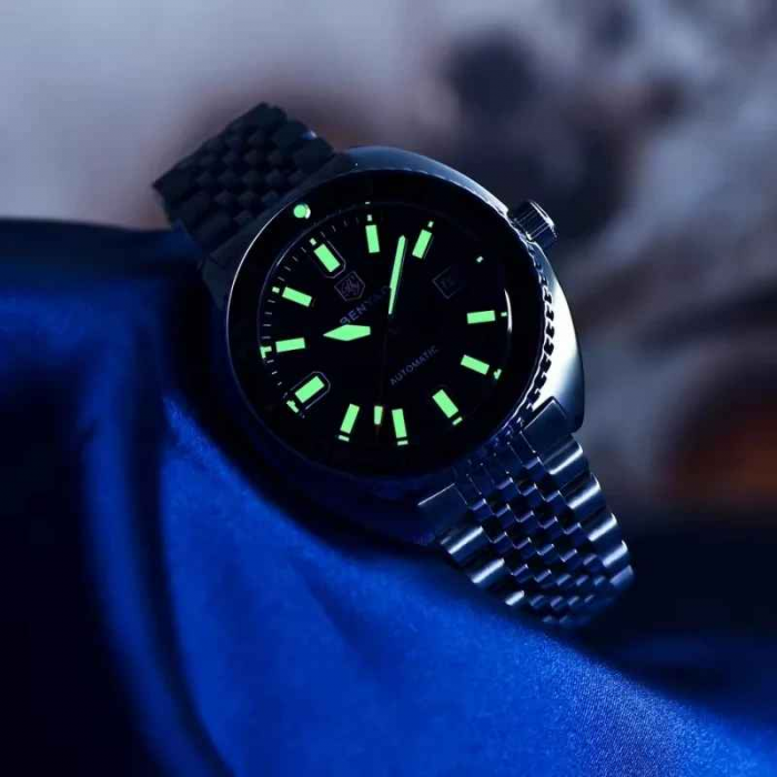 Ceas bărbătesc BENYAR 5211, automatic, mecanic, cadran cu lumină nocturnă, 5Bar, calendar complet, oțel inoxidabil [5]