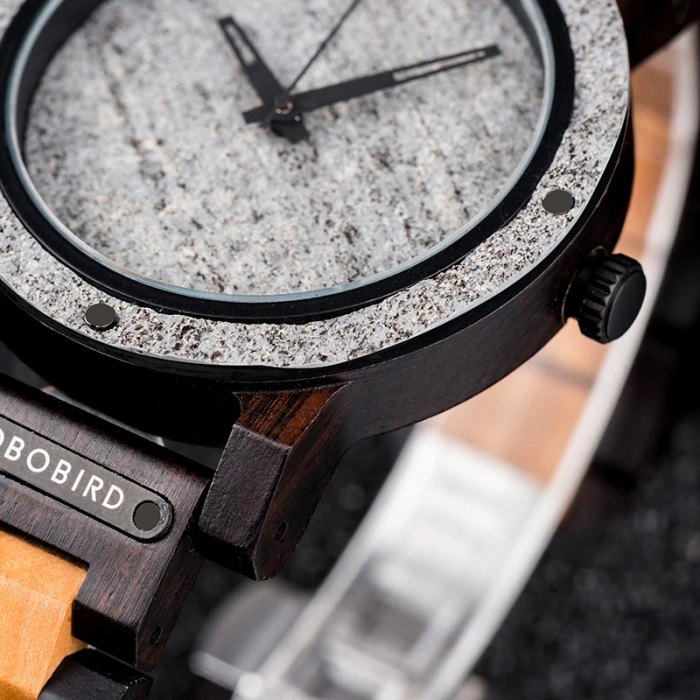 Ceas barbatesc de mana Bobo Bird Quartz Analog Lemn Casual [3]