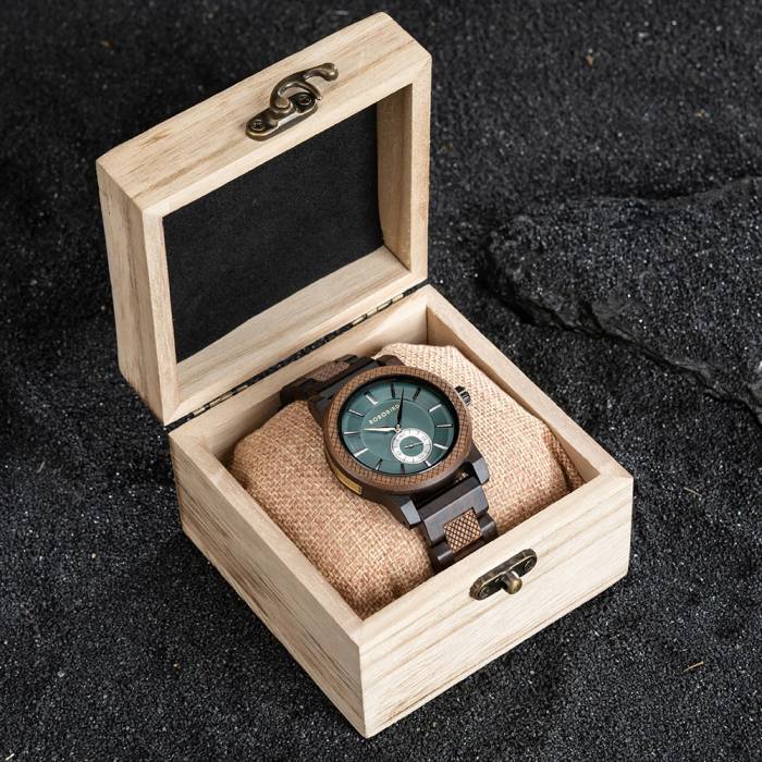 Ceas barbatesc de mana Bobo Bird Quartz Fashion Analog Lemn Business [6]