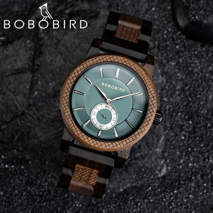 Ceas barbatesc de mana Bobo Bird Quartz Fashion Analog Lemn Business [2]