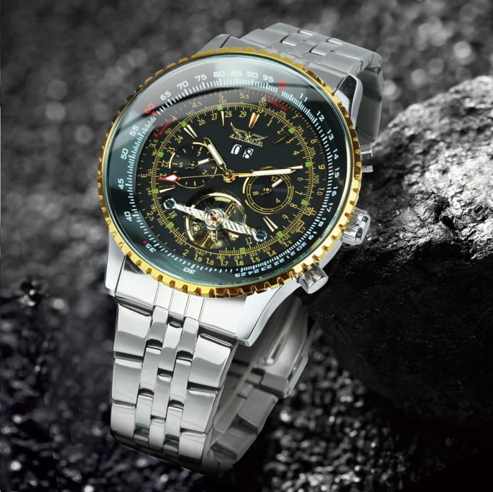 Ceas barbatesc de mana Jaragar Multifunctional Tourbillon Skeleton Mecanic Automatic [3]