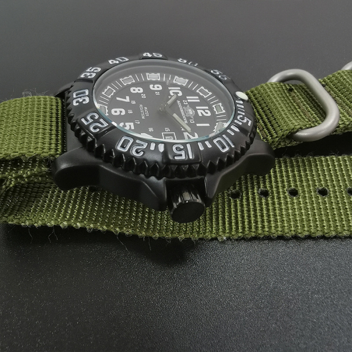 Ceas barbatesc de mana,  ADDIESDIVE, Stil Militar, Army, Casual, Quartz, Verde [6]