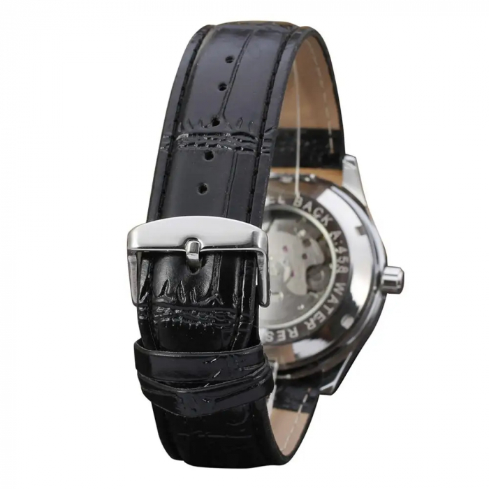 Ceas barbatesc de mana T-winner Mecanic Automatic Calendar Minimalist Piele [6]
