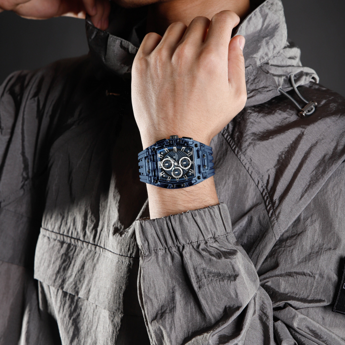 Ceas barbatesc de mana Naviforce Quartz Analog Stil Militar Army Casual Fashion Albastru [5]