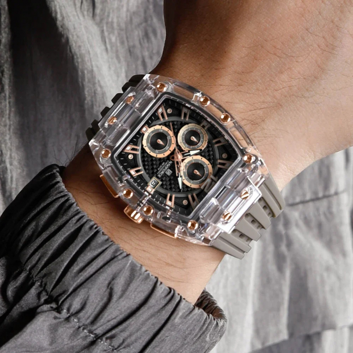 Ceas barbatesc de mana Naviforce Fashion Sport Casual Analog Quartz Gri [3]