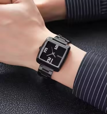 Ceas barbatesc de mana Skmei Quartz Analog Elegant Fashion Casual Negru [5]