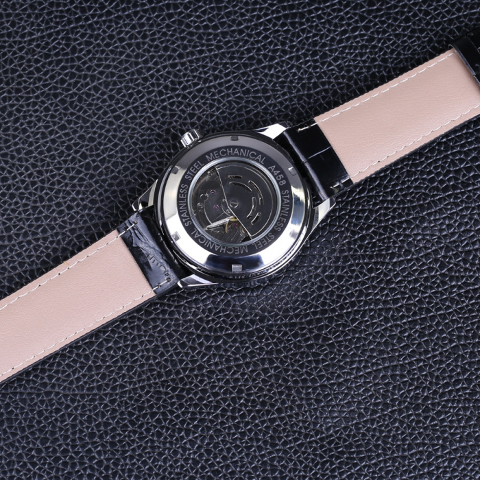 Ceas barbatesc de mana T-Winner Clasic Retro Vitange Mecanic Automatic Fashion Casual Elegant [4]