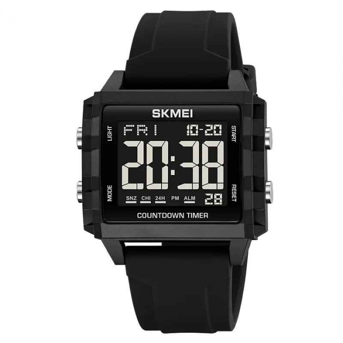 Ceas bărbătesc digital SKMEI 2320, sport, LED, rezistent la apă, 5ATM [1]