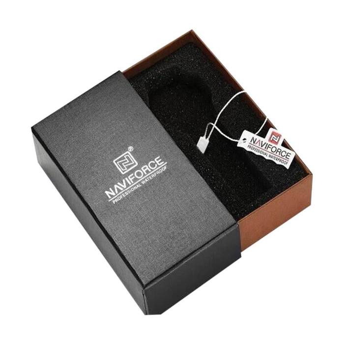 Ceas barbatesc Naviforce Afisare data Quartz Albastru [5]