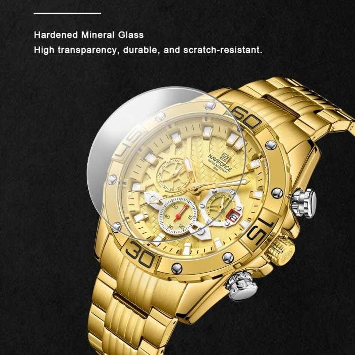 Ceas barbatesc Naviforce Cronograf Quartz Analog [3]