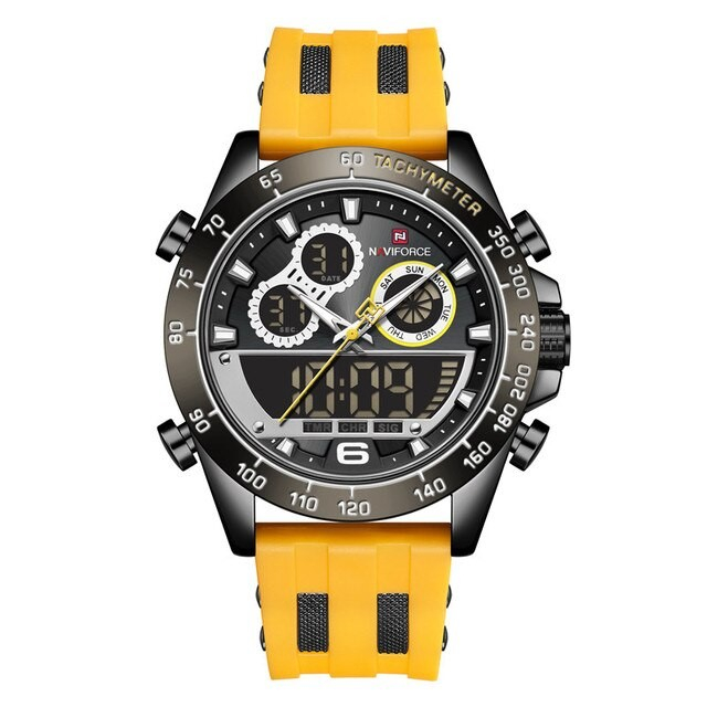 Ceas barbatesc Naviforce Silicon Cronograf Digital Analog [3]