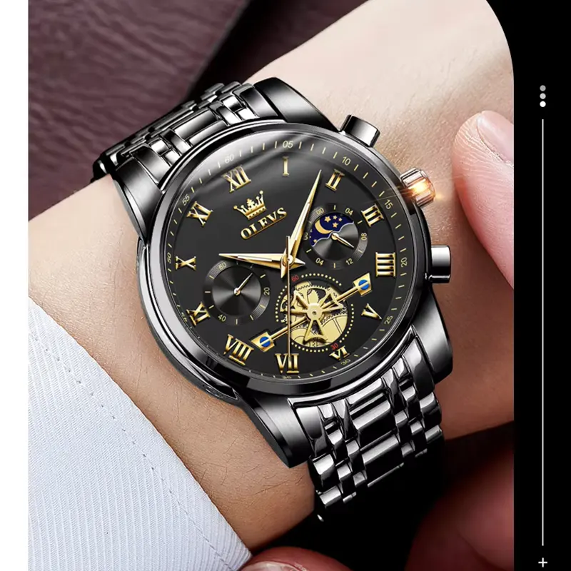 Ceas barbatesc Olevs Multifunctional Quartz Calendar Elegant Business [4]