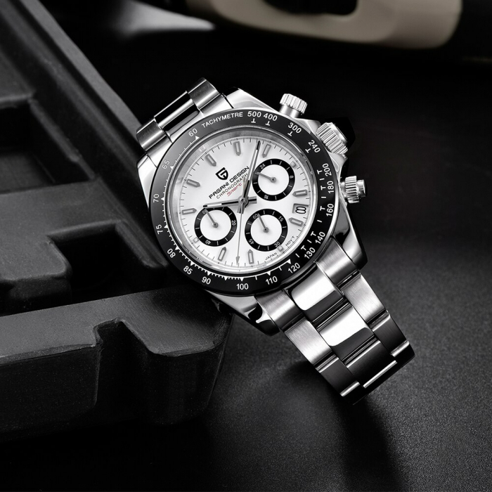 Ceas barbatesc Pagani Design Luxury Otel inxoidabil Mecanism Seiko Elegant Afisare data [6]