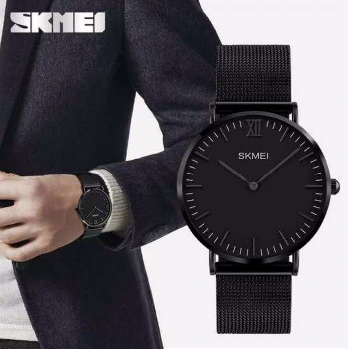 Ceas barbatesc Skmei Casual Elegant Fashion Quartz Negru [4]