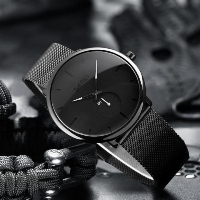 Ceas barbatesc Skmei Casual Quartz Fashion Analog Negru [3]