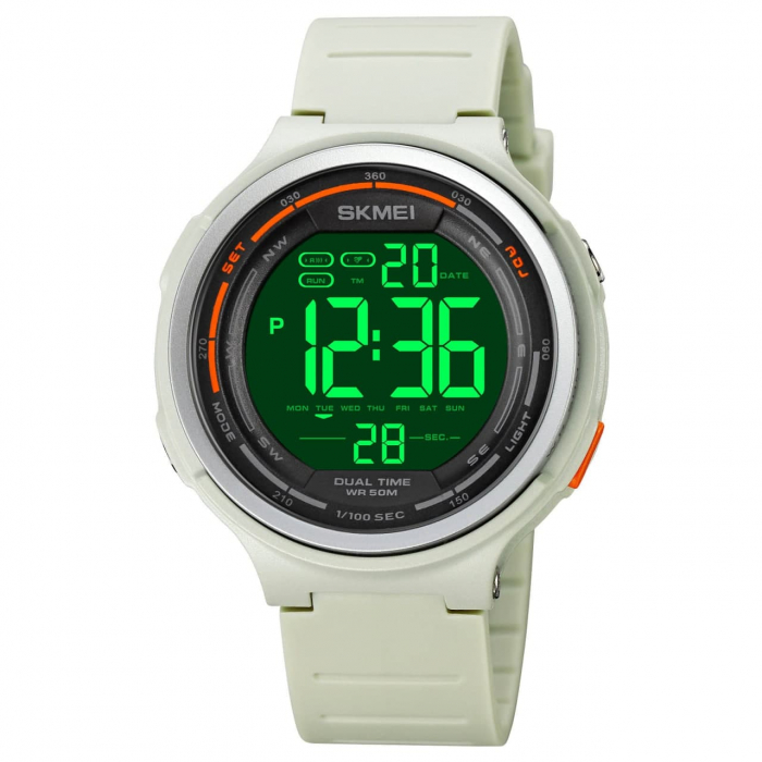 Ceas barbatesc Skmei Digital Alarma Sport Fashion Cronometru Lumina fundal [2]