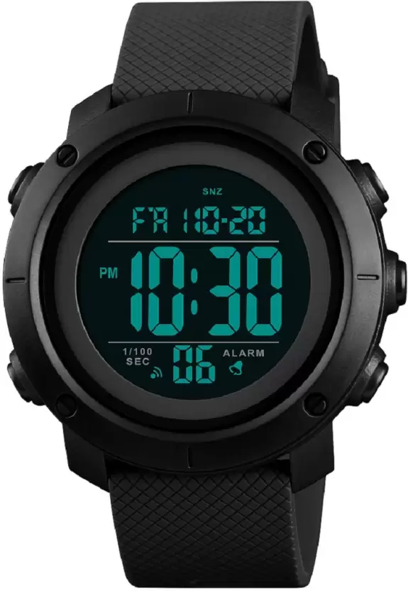 Ceas barbatesc Skmei Digital Cronograf Busola Alarma Cronometru 5 ATM [2]