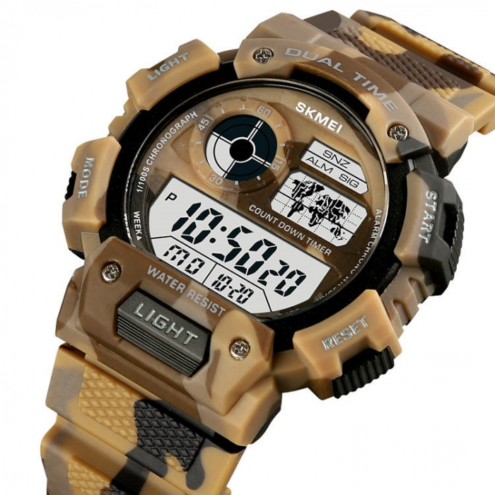 Ceas barbatesc Skmei Militar Sport Digital Data Alarma [4]