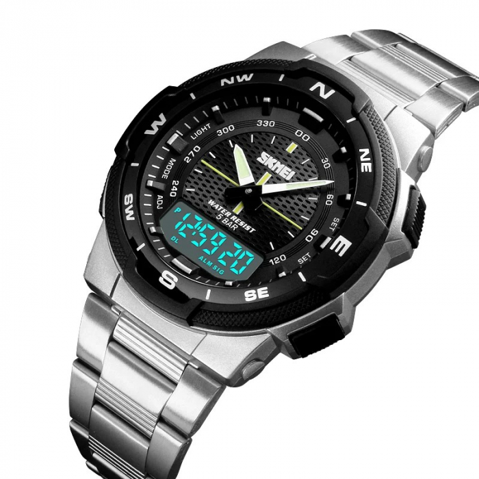 Ceas barbatesc Skmei Quartz Digital Sport Electronic Dual Time [2]