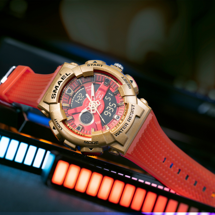 Ceas barbatesc Smael Sport Digital Analog 5 ATM [5]