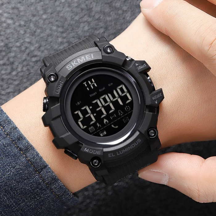 Ceas barbatesc Sport Skmei Negru Digital Alarma [5]
