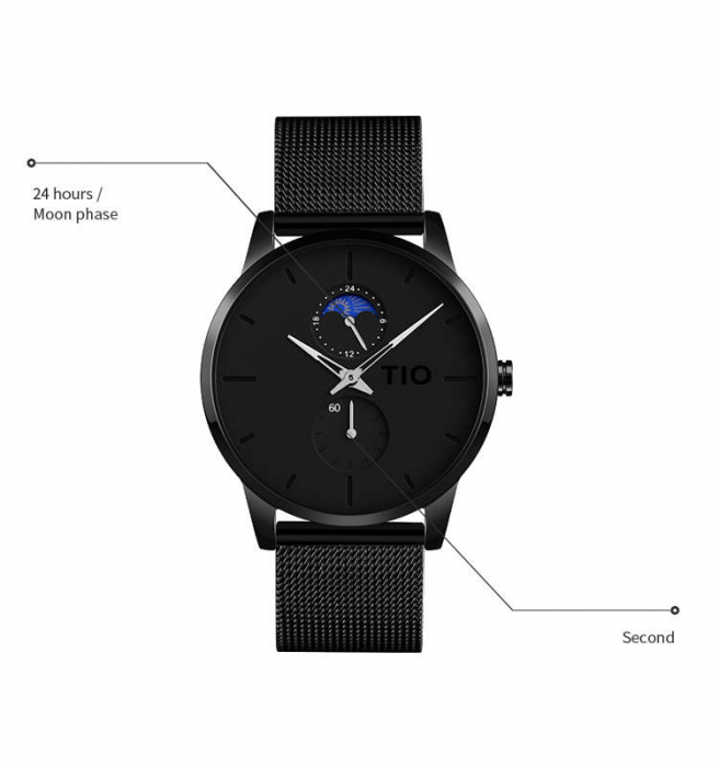 Ceas barbatesc TIO Casual Quartz Otel Inoxidabil [4]