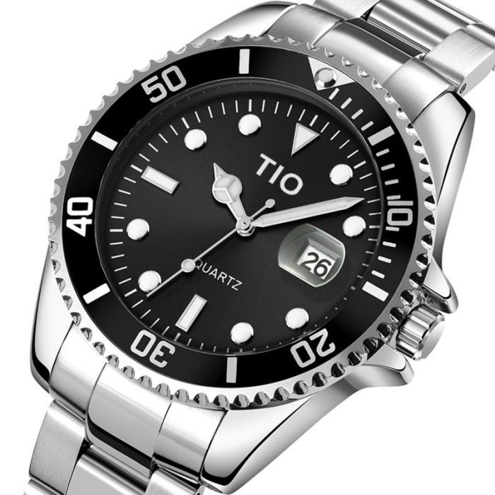 Ceas barbatesc Tio Quartz Casual Fashion Luxury Otel inoxidabil [2]