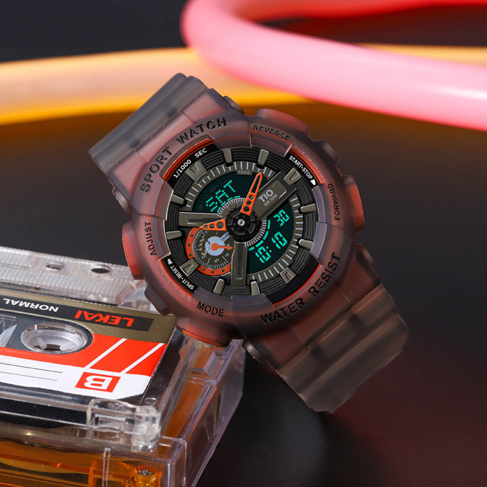 Ceas barbatesc TIO Sport Quartz Analog Digital Silicon [4]