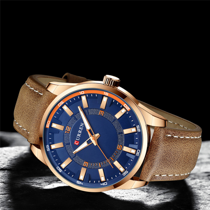 Ceas barbati Curren Casual Quartz Piele [4]