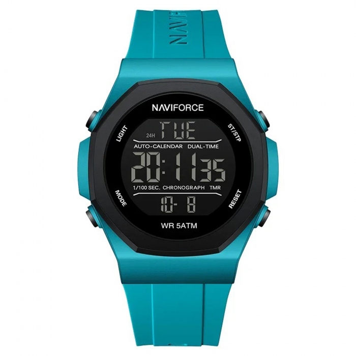 Ceas Bărbați Naviforce 7117 Albastru – Funcții Multiple, Design Sport, Rezistent la Șocuri, Rezistent la Apă 5ATM [1]