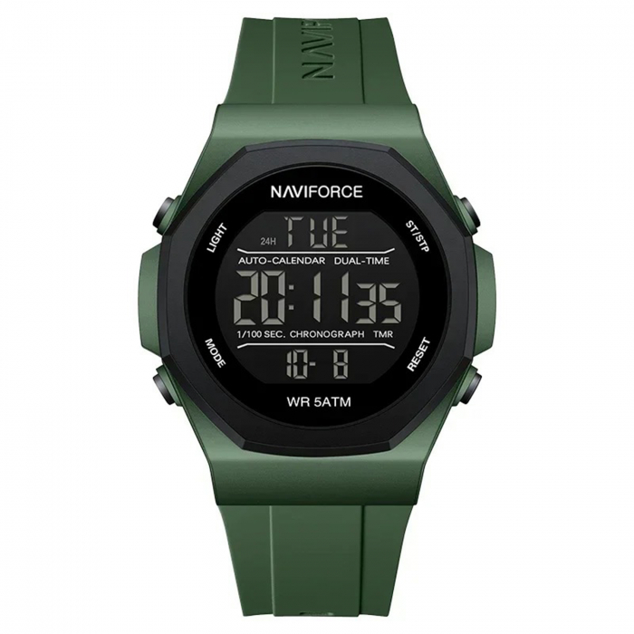 Ceas Bărbați Naviforce 7117 Verde – Funcții Multiple, Design Fashion, Rezistent la Șocuri, Rezistent la Apă 5ATM [1]