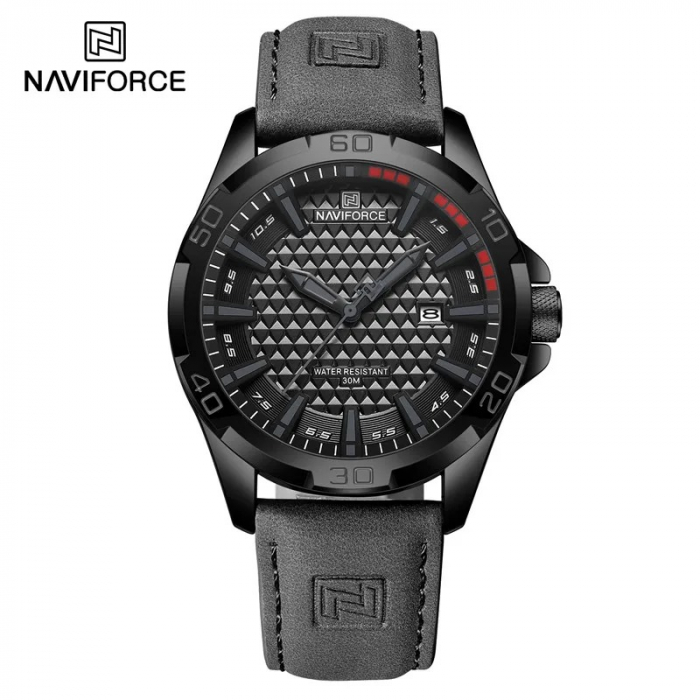 Ceas Bărbați Naviforce 8023 Gri – Design Luxury, Funcții Multiple, Afișaj Luminos, Rezistent la Apă 3ATM [7]