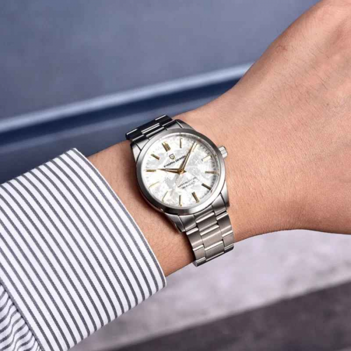 Ceas bărbați Pagani Design PD-1734, quartz Japan TMI VH31, 40mm, geam safir sintetic, oțel inoxidabil, rezistență 100m [5]