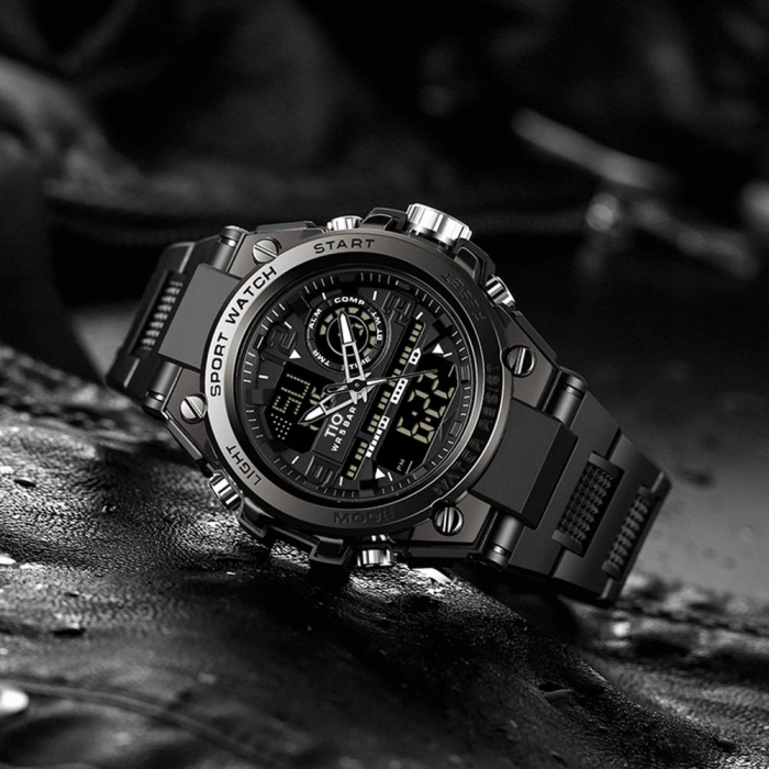 Ceas barbati TIO Digital Analog Data Sport Alarma [3]