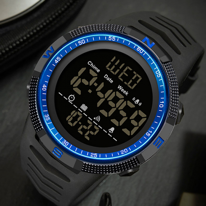 Ceas barbati Tio Sport Digital Fashion Rezistent la apa si socuri [2]