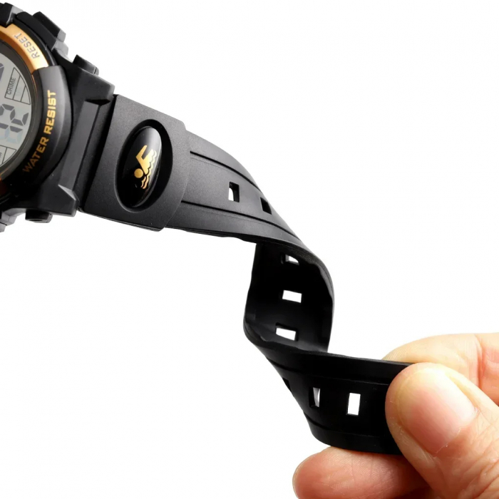 Ceas copii Skmei Sport Casual Cronograf cronometru Alarma Negru [3]