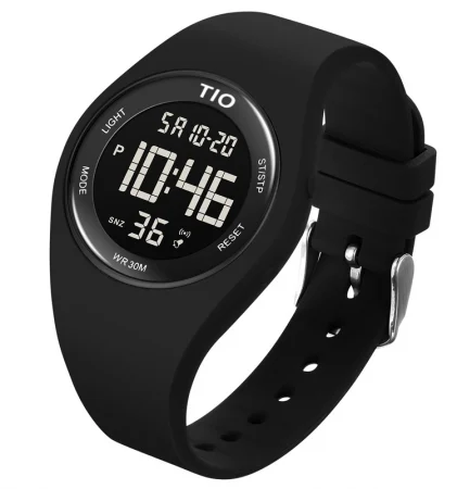 Ceas copii TIO Sport Casual Fashion Quartz Analog Silicon Negru [3]