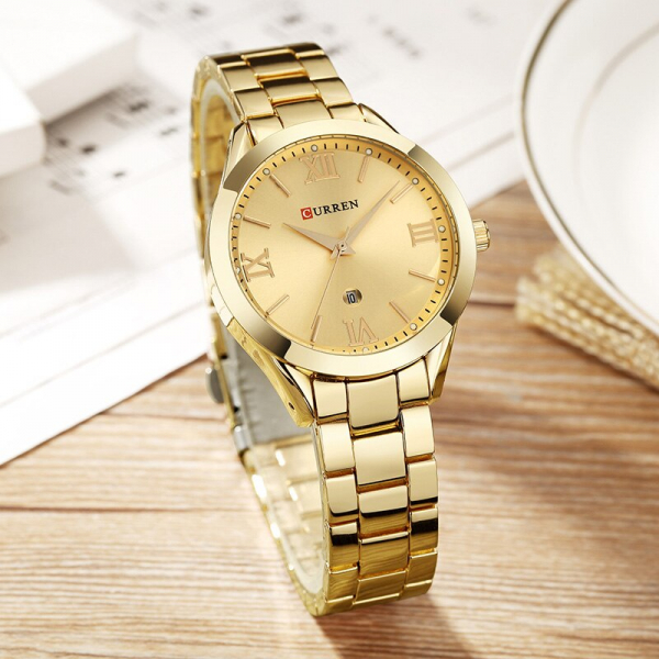 Ceas de dama elegant, Curren, Quartz, Fashion, Quartz, Otel inoxidabil [3]
