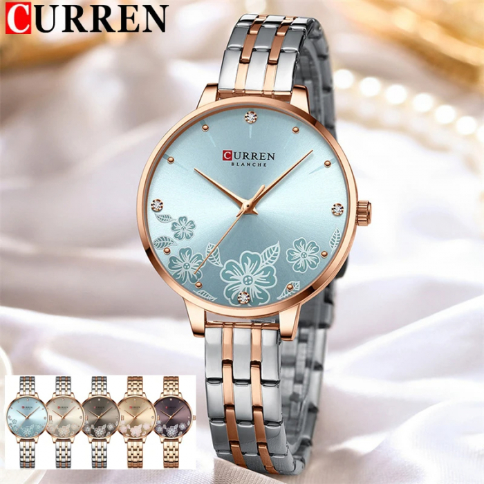 Ceas dama de mana Curren Luxury Elegant Fashion Quartz Casual Otel [3]