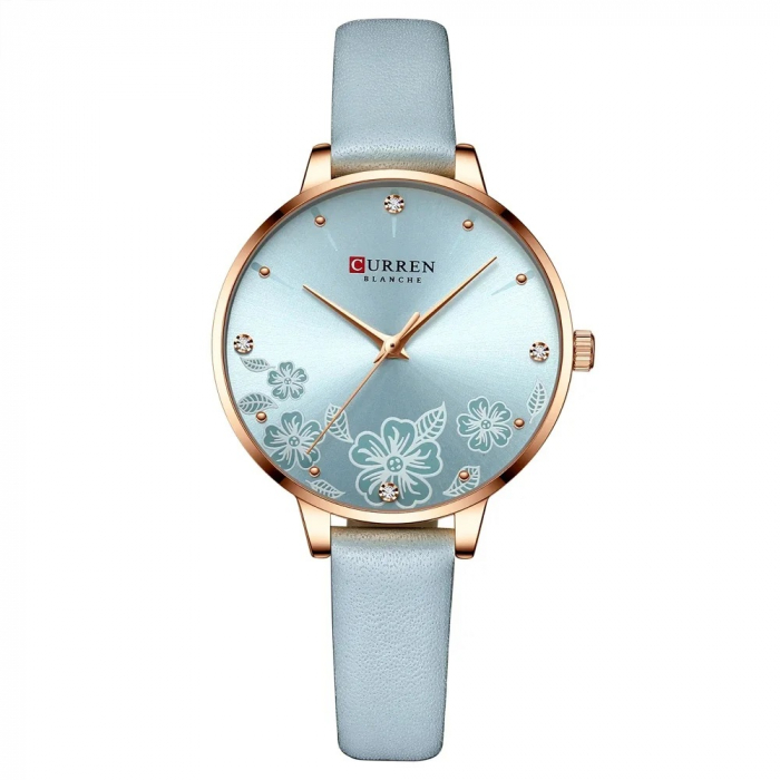 Ceas dama de mana Curren Elegant Quartz Casual Luxury Fashion Albastru [1]
