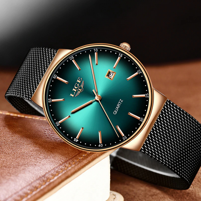 Ceas dama Lige Quartz Analog Bratara reglabila Data [4]