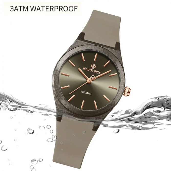 Ceas Dama Naviforce 5056 Verde - Afișaj Analog, Fashion, Casual, Rezistent la Apă 3ATM [3]