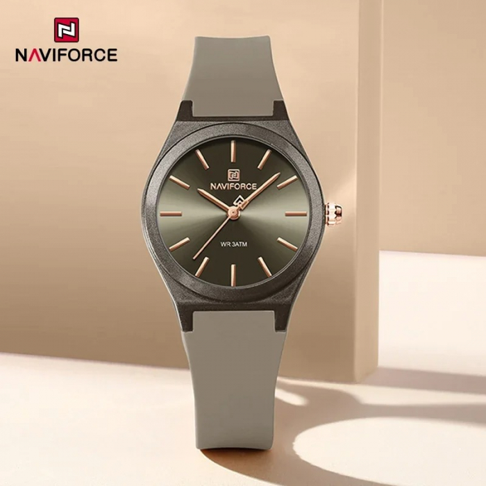 Ceas Dama Naviforce 5056 Verde - Afișaj Analog, Fashion, Casual, Rezistent la Apă 3ATM [2]